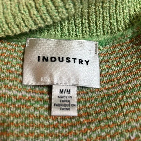 Industry Republic Knit Button-Up Floral Cardigan Collared / Medium / Retail $78 - Picture 6 of 6